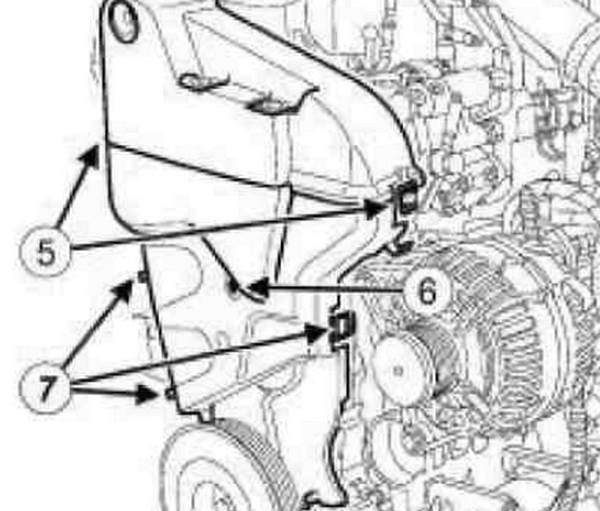 Замена ремня ГРМ на дизельном двигателе 15 Nissan Qashqai